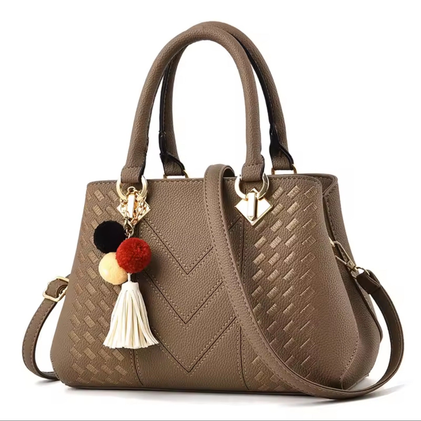 Sac à Main Femme Vintage Gris – Élégant avec Bandoulière