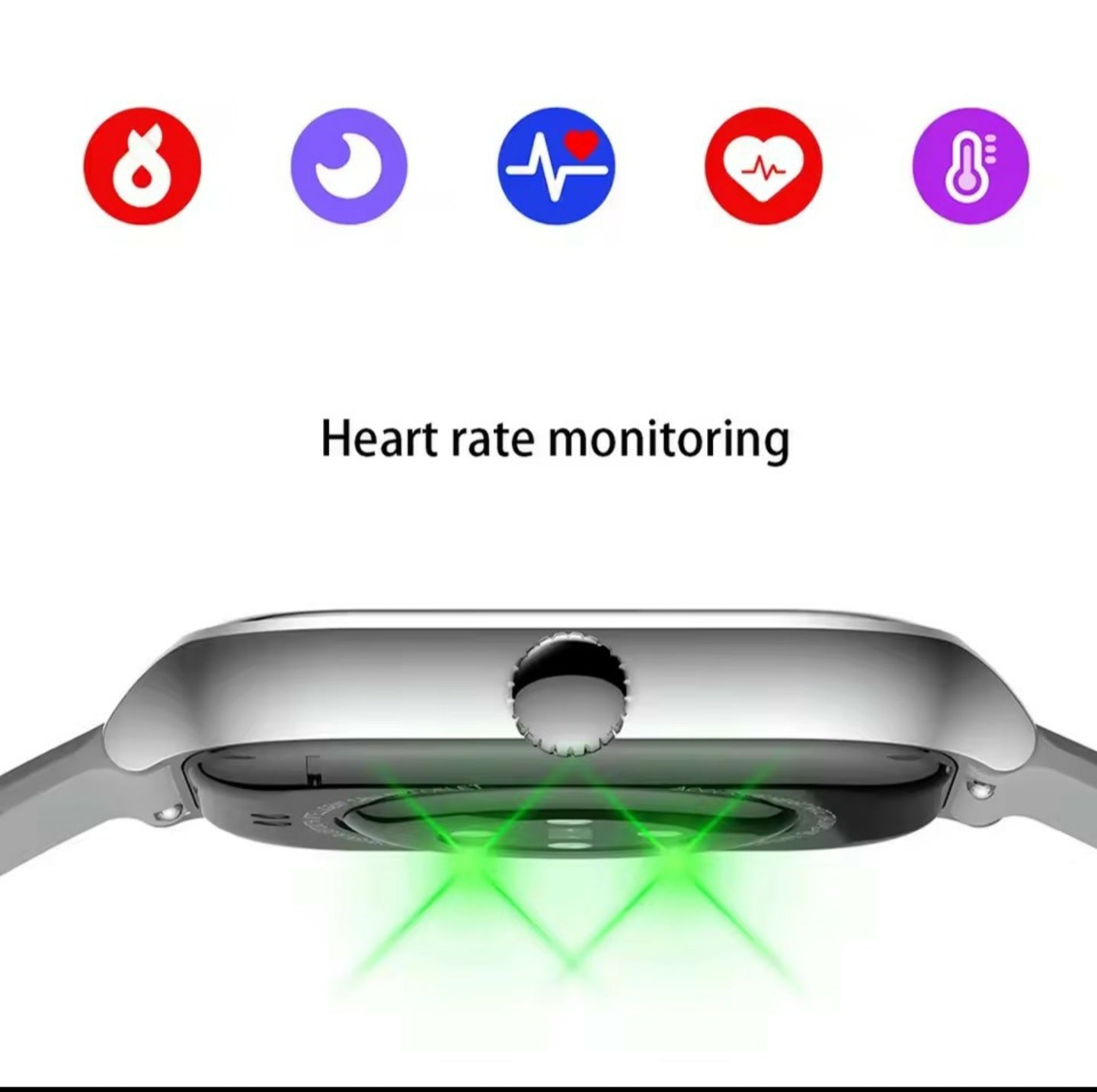 Montre Intelligente 2.01 pouces — Sport & Santé