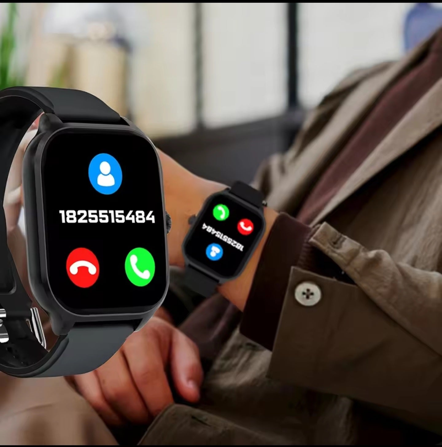 Montre Intelligente 2.01 pouces — Sport & Santé