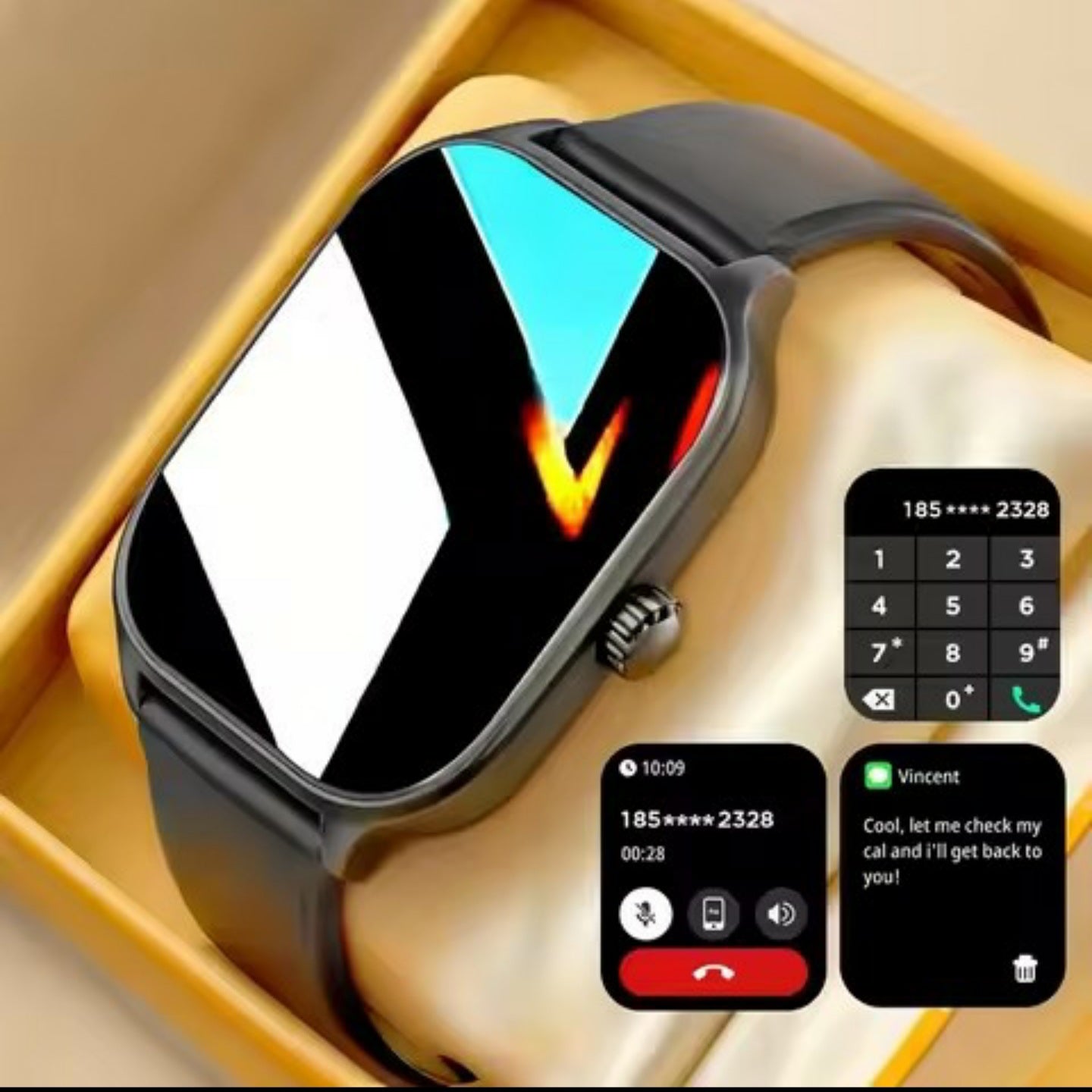 Montre Intelligente 2.01 pouces — Sport & Santé
