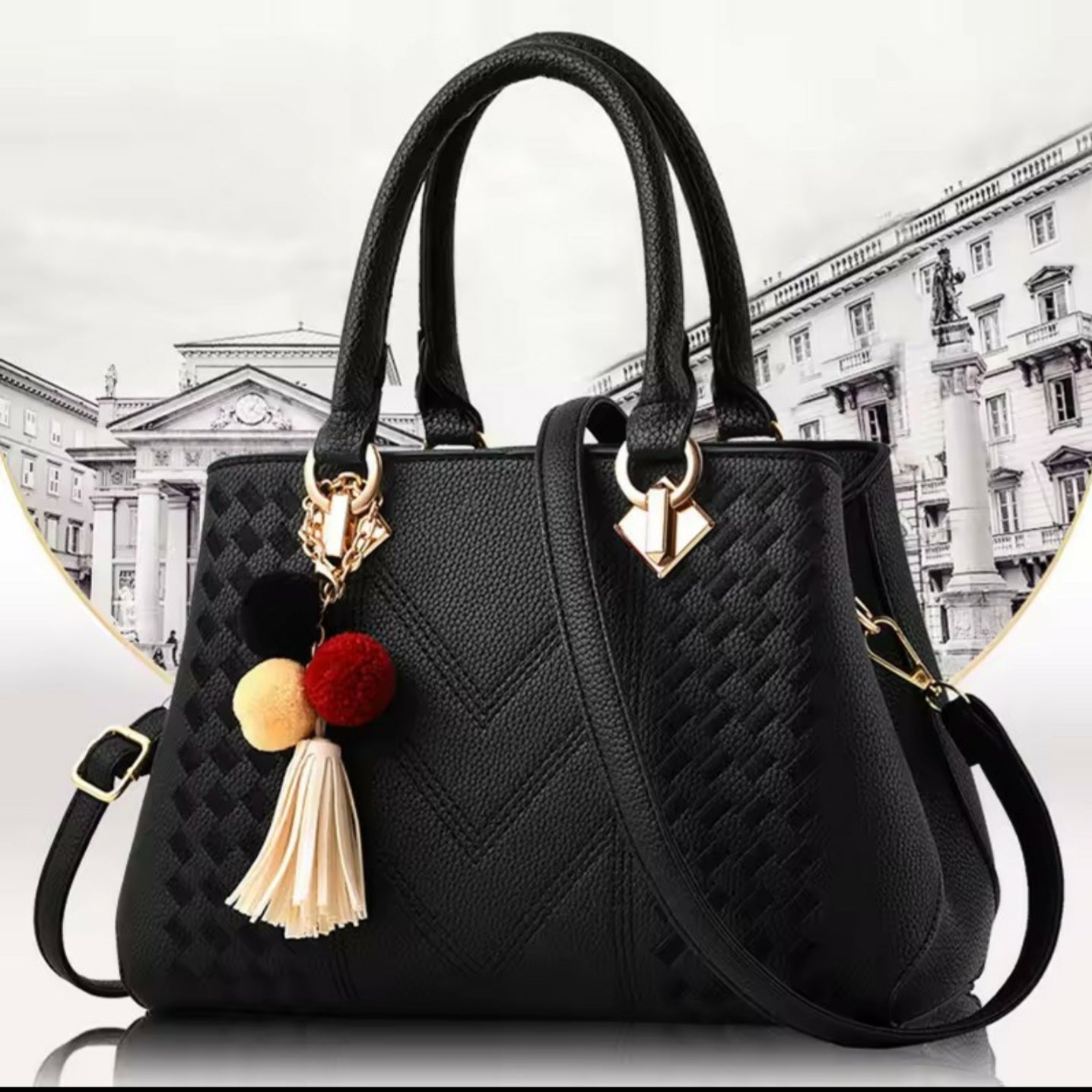 Sac à Main Femme Vintage Gris – Élégant avec Bandoulière