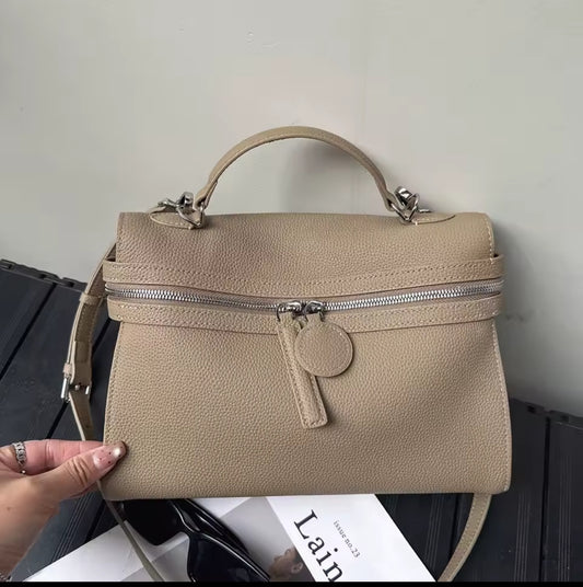 Sac Bandoulière Femme Marron – Grande Capacité Élégante